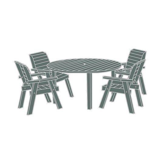 Round 4 Seater Set | Furniture Cover