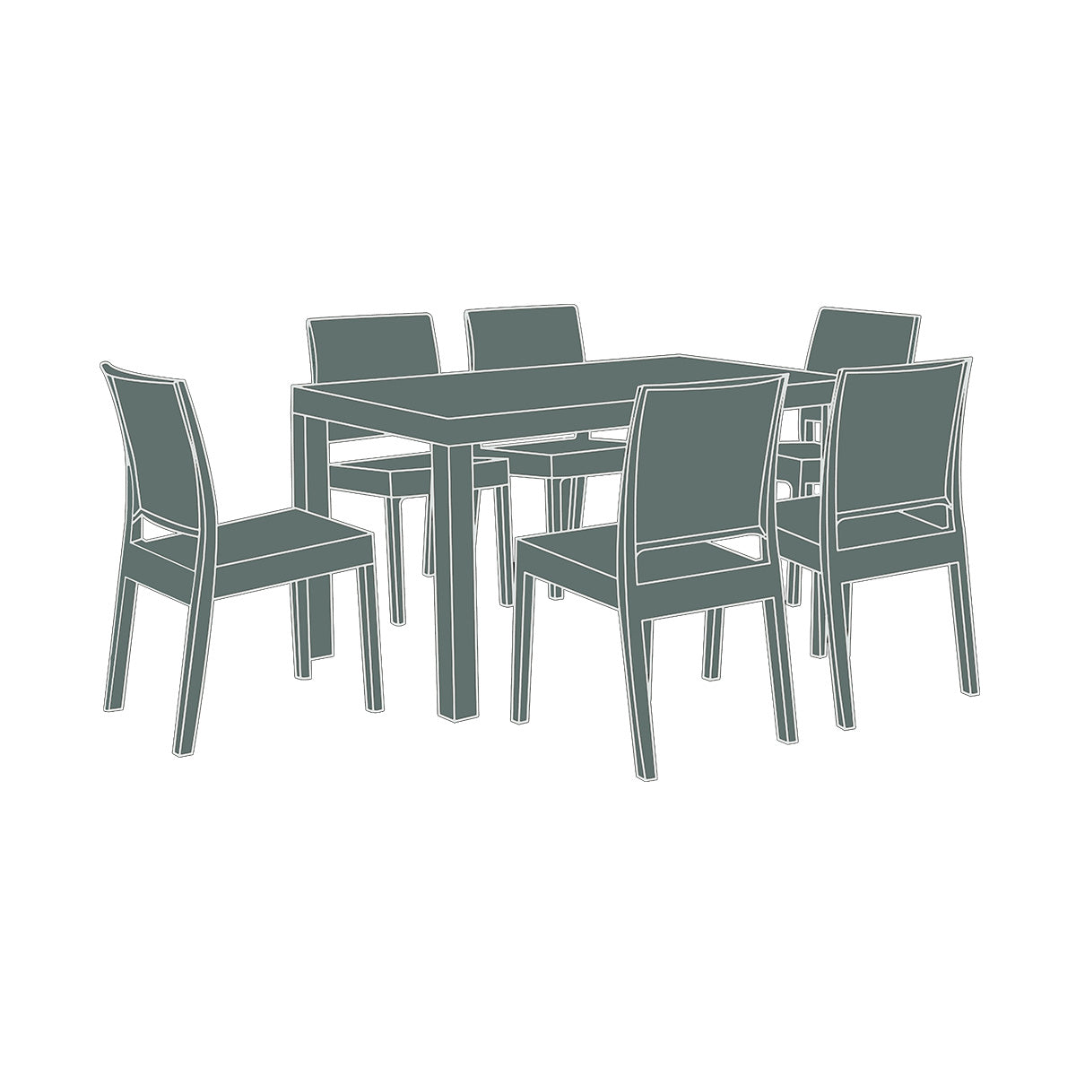 Garden Dining Set | Furniture Cover