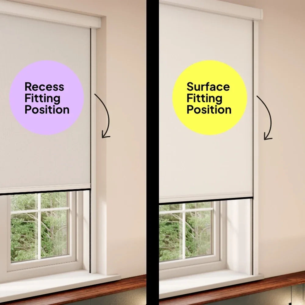 BlocOut Blackout Blind in PVC Black