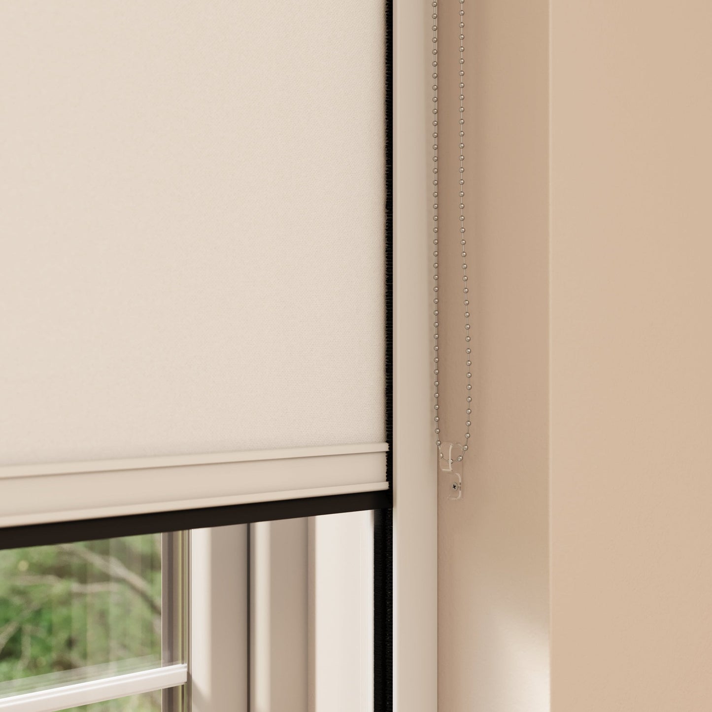 BlocOut Blackout Blind in Metallic Pearl Beige