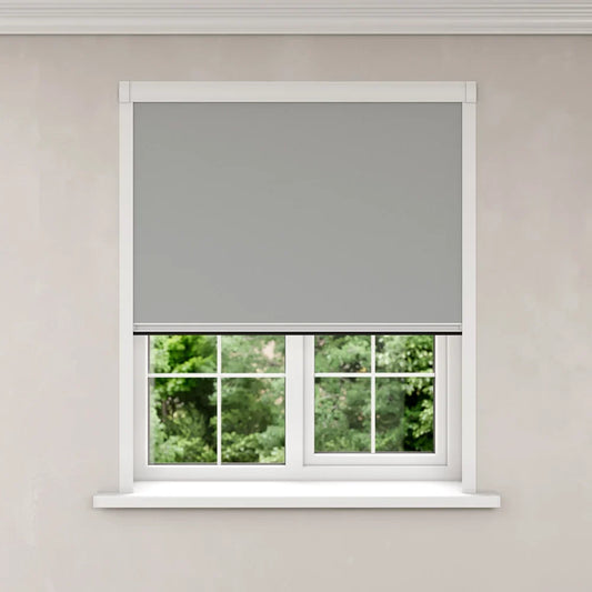 BlocOut Blackout Blind in PVC Grey