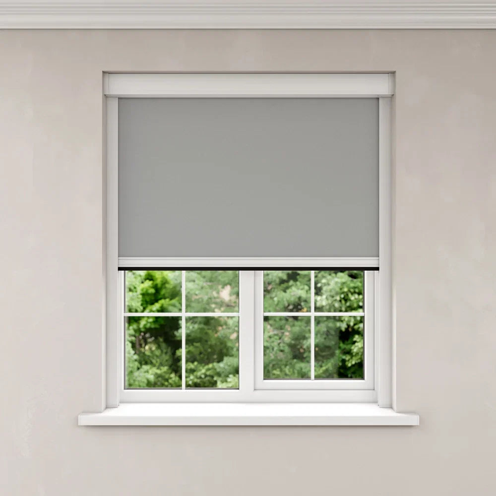 BlocOut Blackout Blind in PVC Grey