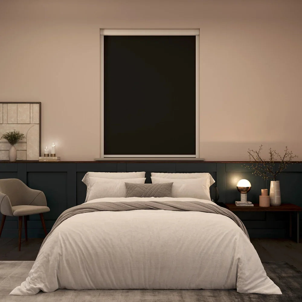 BlocOut Blackout Blind in PVC Black